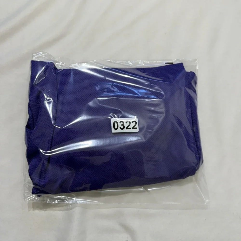 PUMA Men's Small Purple Mesh‎ Basketball Shorts Elastic Waist Logo